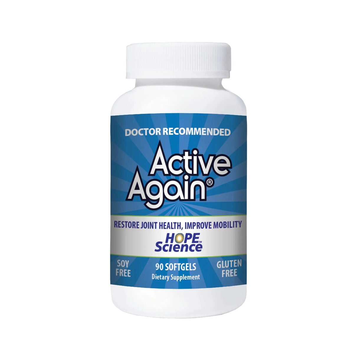 Active Again Joint for Humans 90 Softgels - 1 Unit Save 12%