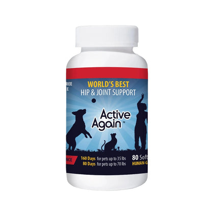 Active Again for Dogs — 80 Softgels