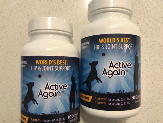 Active Again Joint Support for Pets — 2-Pack (160 Softgels)